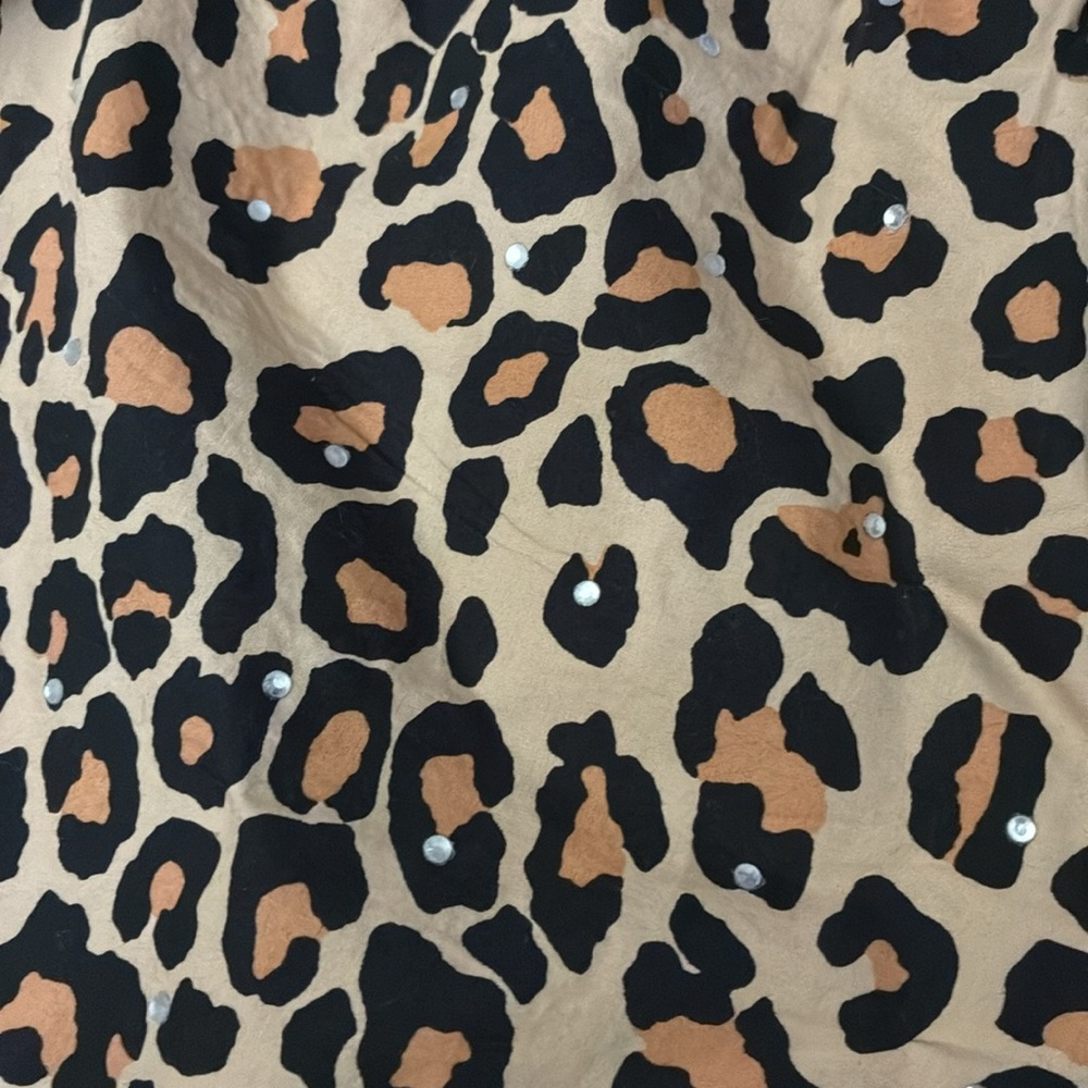 VS PINK Leopard Print Pajama Shorts - Picture 3 of 6